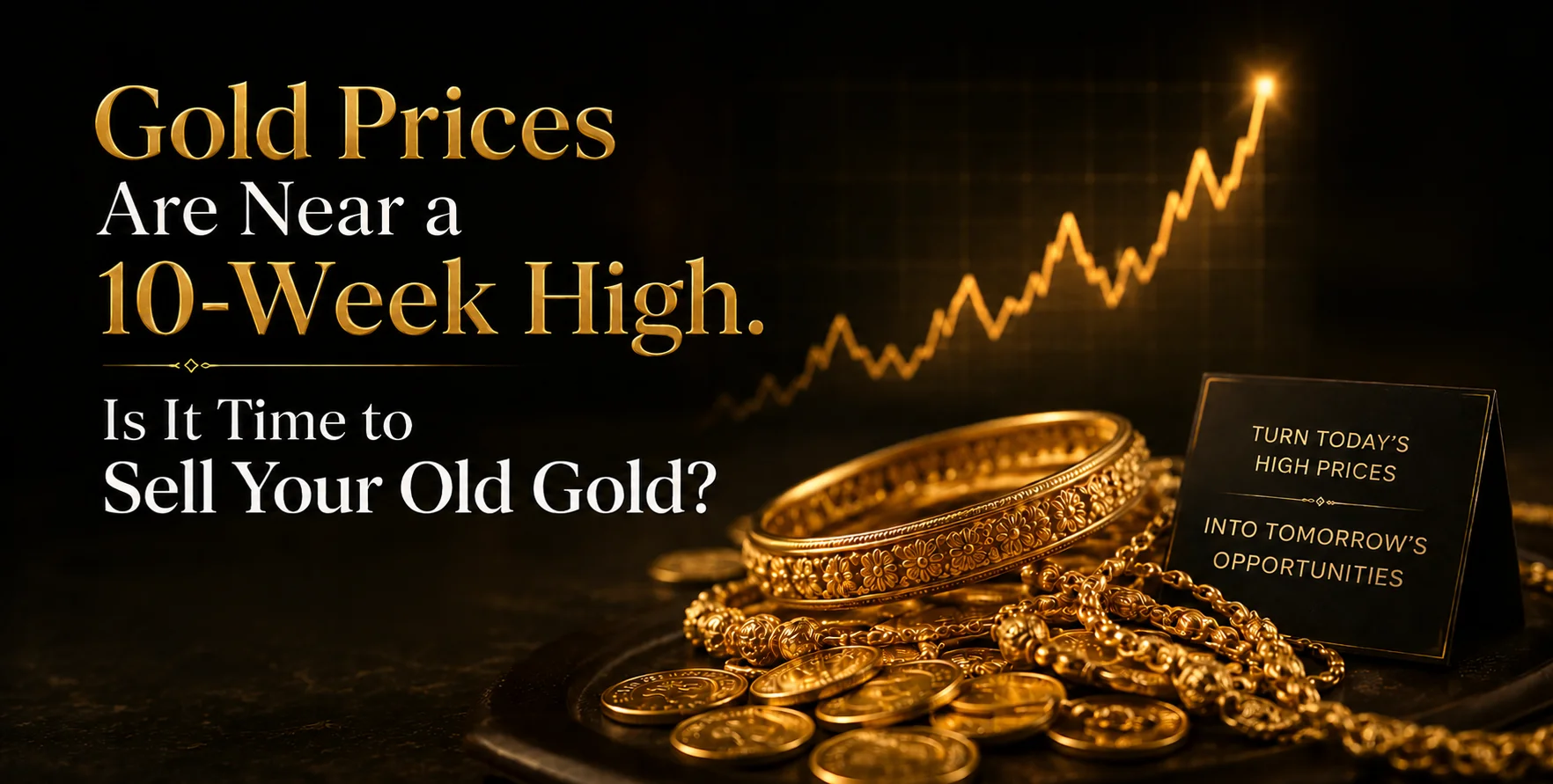 Gold Prices Are Near a 10-Week High. Is It Time to Sell Your Old Gold?