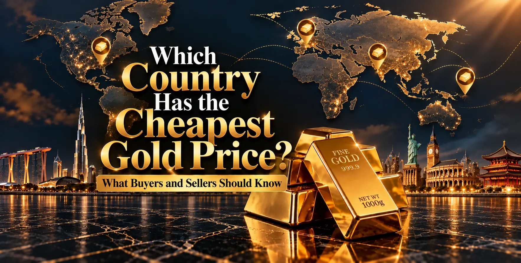 Which Country Has the Cheapest Gold Price?  What Buyers and Sellers Should Know