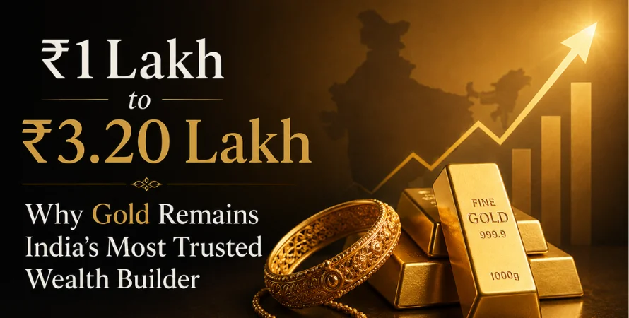 ₹1 Lakh to ₹3.20 Lakh: Why Gold Remains India's Most Trusted Wealth Builder