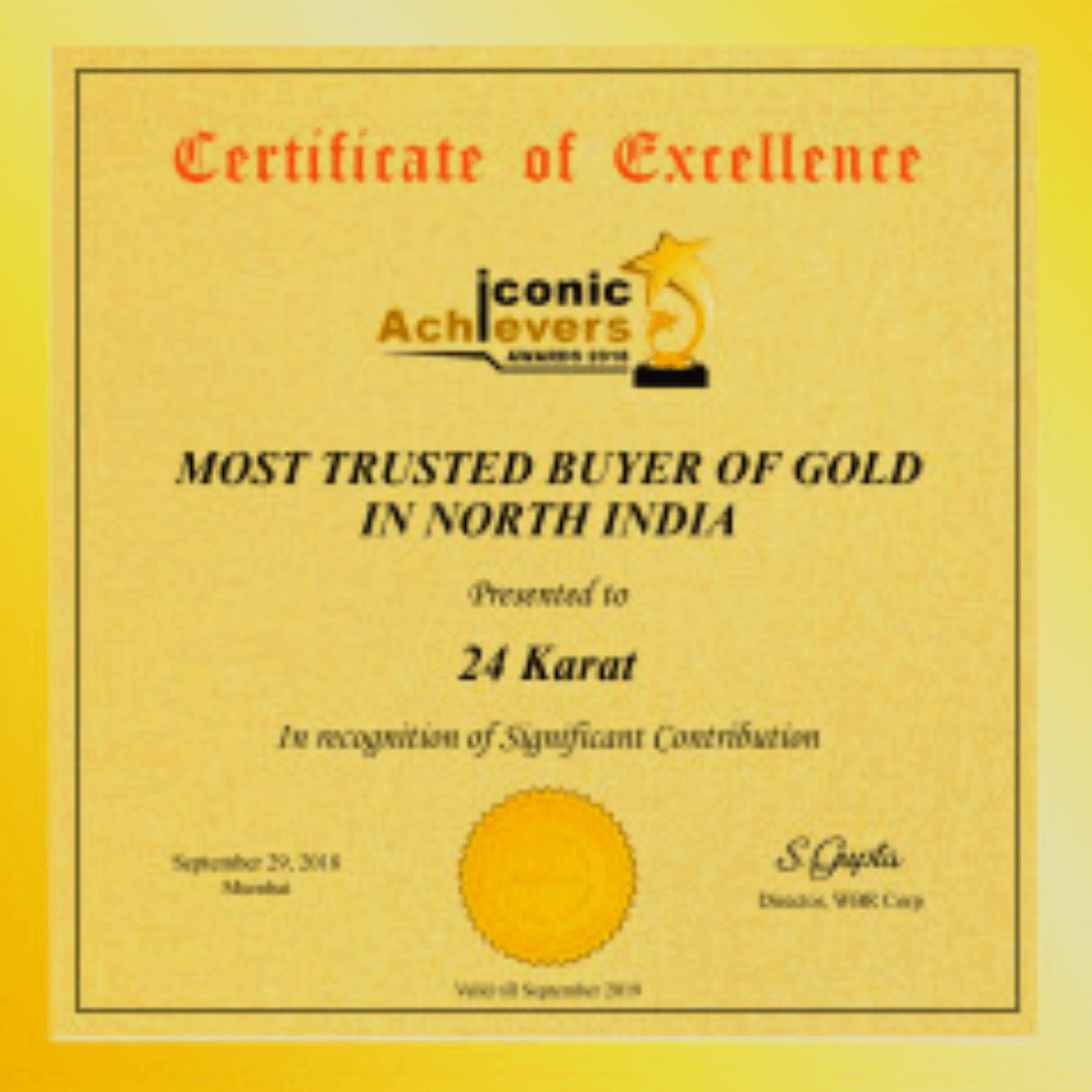 Awarded Trusted Buyer In North India