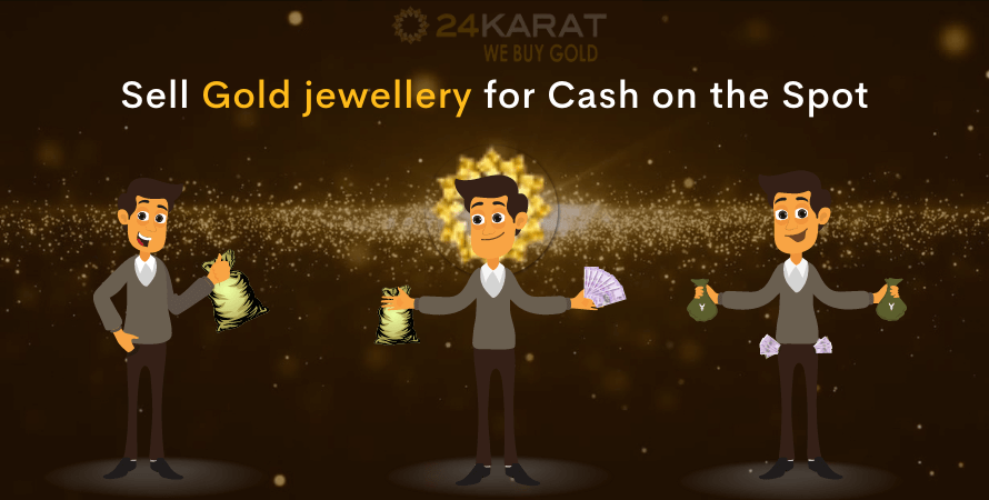 Sell gold jewellery for Cash on the Spot