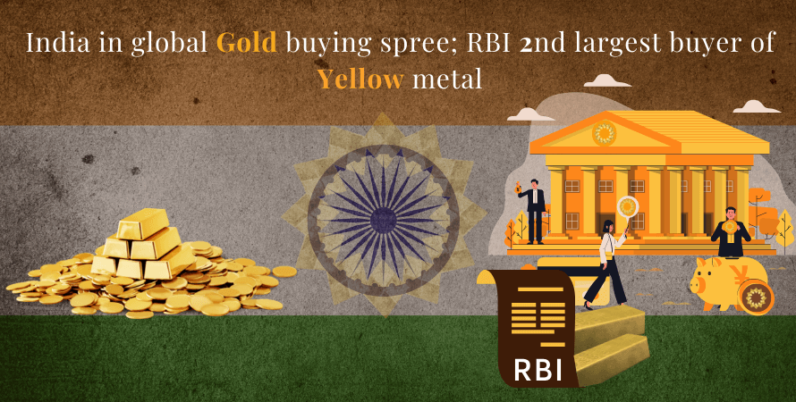 India in global gold buying spree : RBI 2nd largest buyer of yellow metal